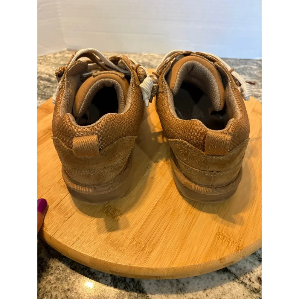 UGG Kids Lowmel Chestnut Suede Sneakers Tan 1166490K Size 6Y